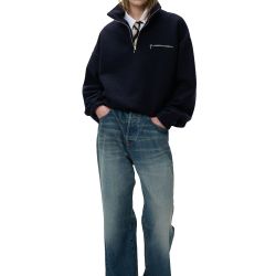 Half Zip Jacket Navy