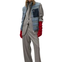 Sherpa Check Vest