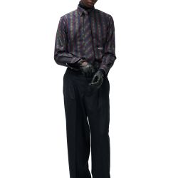 Dark Grey Flannel Trousers