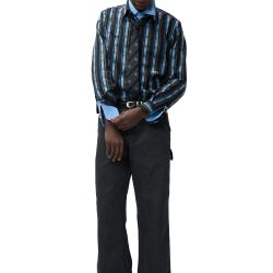 Work Canvas Black Trousers