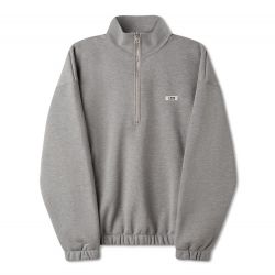 Half Zip Sweatshirt Grey
