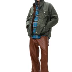 Motorcycle Jacket Army Green