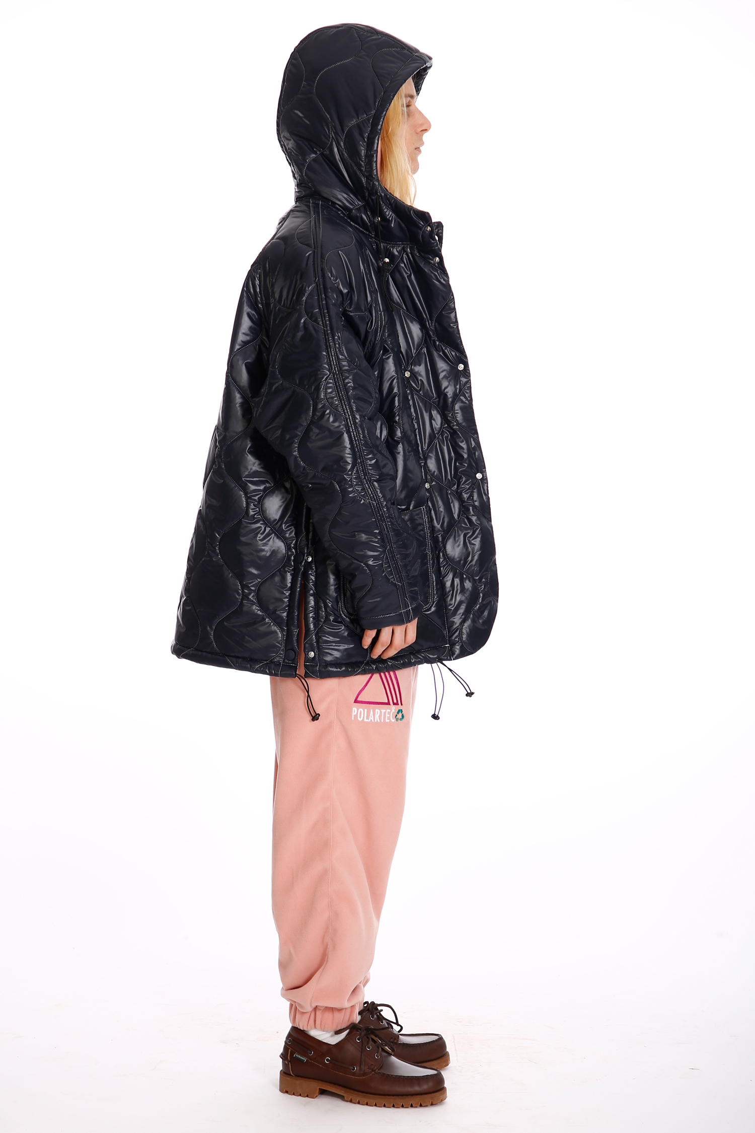 navy nylon jacket